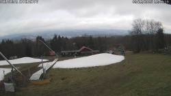 Spodní část sjezdovky