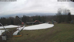 Spodní část sjezdovky