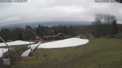 Spodní část sjezdovky