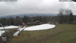 Spodní část sjezdovky