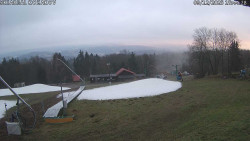 Spodní část sjezdovky