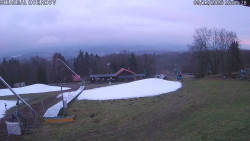 Spodní část sjezdovky