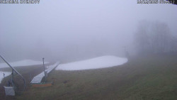 Spodní část sjezdovky