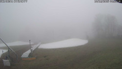 Spodní část sjezdovky