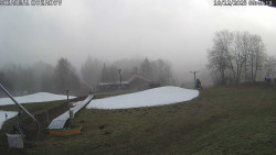 Spodní část sjezdovky