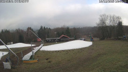 Spodní část sjezdovky