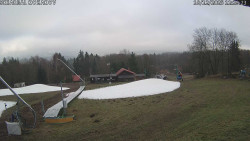 Spodní část sjezdovky