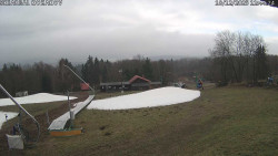 Spodní část sjezdovky