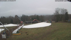 Spodní část sjezdovky