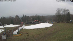 Spodní část sjezdovky