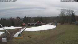 Spodní část sjezdovky