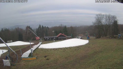 Spodní část sjezdovky