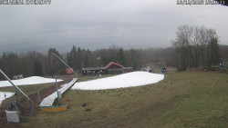 Spodní část sjezdovky