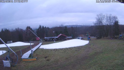 Spodní část sjezdovky