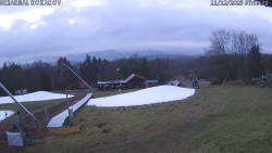 Spodní část sjezdovky