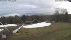 Spodní část sjezdovky