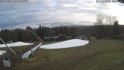 Spodní část sjezdovky