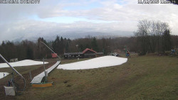 Spodní část sjezdovky