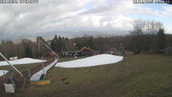 Spodní část sjezdovky