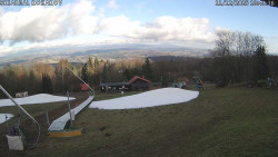 Spodní část sjezdovky