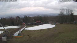 Spodní část sjezdovky