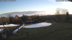 Spodní část sjezdovky