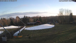 Spodní část sjezdovky