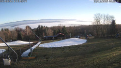 Spodní část sjezdovky