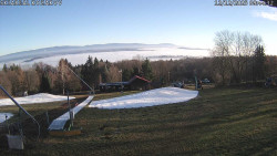 Spodní část sjezdovky