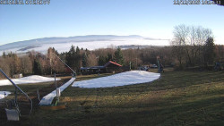 Spodní část sjezdovky