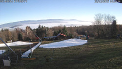 Spodní část sjezdovky