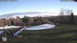 Spodní část sjezdovky