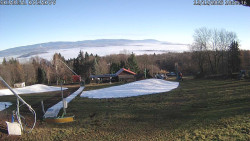 Spodní část sjezdovky