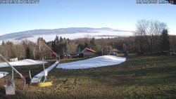 Spodní část sjezdovky