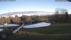 Spodní část sjezdovky