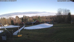 Spodní část sjezdovky