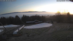 Spodní část sjezdovky