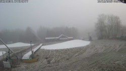 Spodní část sjezdovky