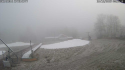 Spodní část sjezdovky