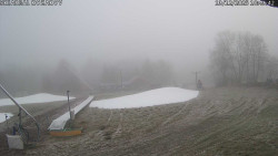 Spodní část sjezdovky