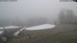 Spodní část sjezdovky