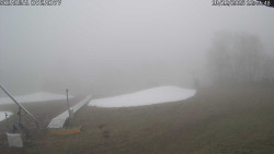 Spodní část sjezdovky