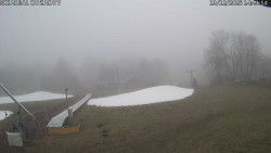 Spodní část sjezdovky