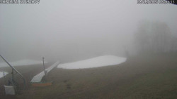 Spodní část sjezdovky