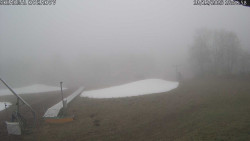 Spodní část sjezdovky