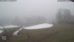 Spodní část sjezdovky