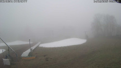 Spodní část sjezdovky