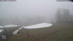 Spodní část sjezdovky