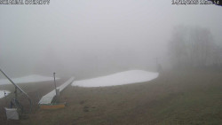 Spodní část sjezdovky