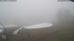 Spodní část sjezdovky